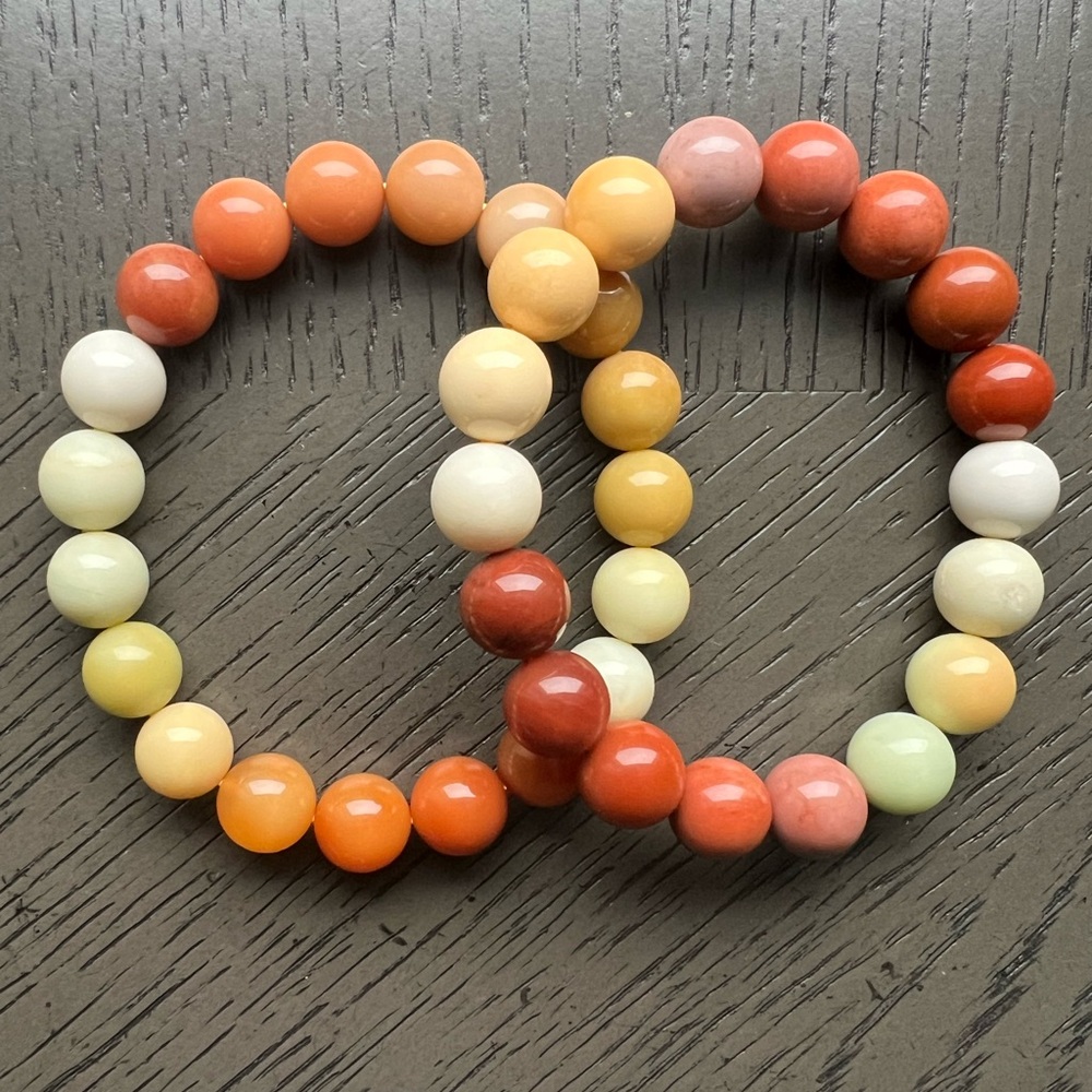 ( ONE ) HQ Burmese jade bracelet 10mm SIZE 6.75’